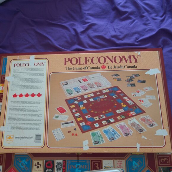 Vintage Poleconomy The Game of Canada Board Game/Le Jeu du Canada English/French - Picture 14 of 16
